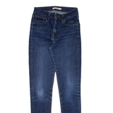 LEVI'S 721 High Rise Womens Jeans Blue Slim Skinny W26 L29