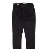 LEVI'S 710 BIG E Womens Jeans Black Slim Skinny W26 L30