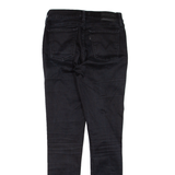 LEVI'S 710 Womens Jeans Black Slim Skinny W25 L28
