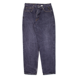 FOSTER Womens Jeans Blue Relaxed Mom W30 L30