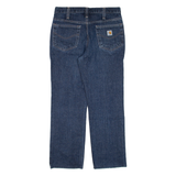CARHARTT Mens Jeans Blue Regular Straight W33 L27