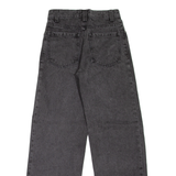 EVIDENT Womens Jeans Grey Loose Straight W24 L29