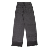 EVIDENT Womens Jeans Grey Loose Straight W24 L29