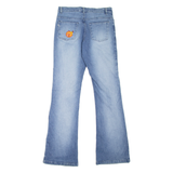 ASHES JEANS Beetle Womens Jeans Blue Regular Bootcut Stone Wash W28 L32