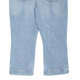TOMMY HILFIGER Cropped Womens Jeans Blue Regular Straight Stone Wash W36 L23