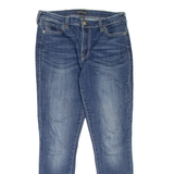 TRUE RELIGION Jennie Curvy Womens Jeans Blue Slim Skinny Stone Wash W30 L28