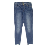 TRUE RELIGION Jennie Curvy Womens Jeans Blue Slim Skinny Stone Wash W30 L28