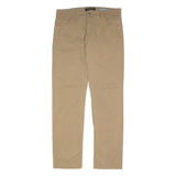 PIERRE CARDIN Deauville Chino Mens Trousers Brown Regular Straight W38 L34