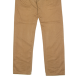 DOCKERS Alpha Khakis Mens Twill Trousers Brown Slim Straight W32 L31