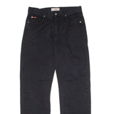 LEE COOPER Renown Mens Twill Trousers Black Slim Straight W35 L34