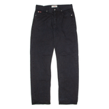 LEE COOPER Renown Mens Twill Trousers Black Slim Straight W35 L34