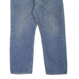 LEVI'S 505 Jeans Mens Blue Regular Straight Stone Wash W40 L30