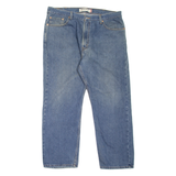 LEVI'S 505 Jeans Mens Blue Regular Straight Stone Wash W40 L30