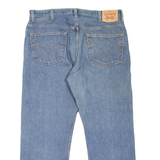 LEVI'S 505 Jeans Mens Blue Regular Straight Stone Wash W40 L30