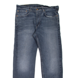 LEVI'S 505 Jeans Mens Blue Regular Straight Stone Wash W34 L30