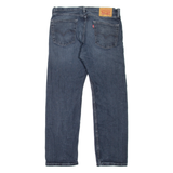 LEVI'S 505 Jeans Mens Blue Regular Straight Stone Wash W34 L30