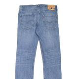 LEVI'S 513 Jeans Mens Blue Slim Straight Stone Wash W32 L32
