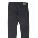 LEVI'S 510 Jeans Distressed Mens Black Slim Skinny W34 L32