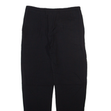 ARMANI JEANS Womens Trousers Black Relaxed Tapered Viscose W29 L30