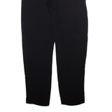 ARMANI JEANS Womens Trousers Black Relaxed Tapered Viscose W29 L30