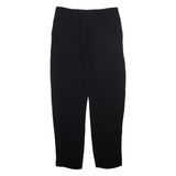 ARMANI JEANS Womens Trousers Black Relaxed Tapered Viscose W29 L30