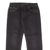 CAMP DAVID Mens Trousers Black Regular Straight W32 L28