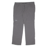JACK WOLFSKIN Outdoor 2 in 1 Womens Trousers Grey Regular Wide-Leg Nylon W38 L30