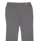 JACK WOLFSKIN Outdoor 2 in 1 Womens Trousers Grey Regular Wide-Leg Nylon W38 L30