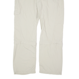 COLUMBIA Outdoor 2 in 1 Womens Trousers Grey Regular Straight Nylon W36 L30