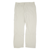 COLUMBIA Outdoor 2 in 1 Womens Trousers Grey Regular Straight Nylon W36 L30