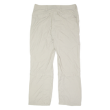 COLUMBIA Outdoor 2 in 1 Womens Trousers Grey Regular Straight Nylon W36 L30