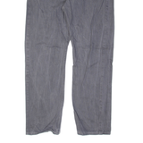 LEVI'S 505 Womens Jeans Grey Regular Straight Stone Wash W36 L32