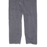 LEVI'S 505 Womens Jeans Grey Regular Straight Stone Wash W36 L32