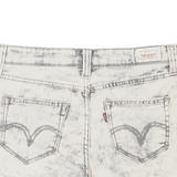 LEVI'S Womens Denim Shorts Grey M W29