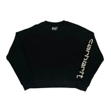 Tencel Fiber Series Carhartt Spellout Sweatshirt - Medium Black Cotton
