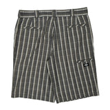 Dickies Checked Shorts - 38W 11L Grey Cotton Blend