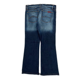 Blend Boot Cut Jeans - 34W 32L Dark Wash Denim