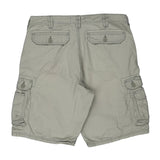 Lee Cargo Shorts - 36W 11L Beige Cotton