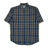 Carhartt Checked Short Sleeve Shirt - Large White Cotton