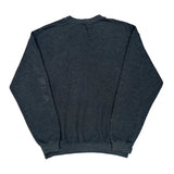 90S Blank Unbranded Sweatshirt - Medium Grey Cotton Blend