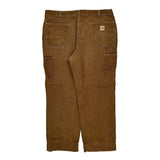 Carhartt Carpenter Pants - 38W 32L Brown Cotton Blend