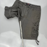 Ecko Unltd Cargo Shorts - 32W 12L Grey Cotton