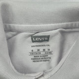 Age 5-6 Levis Polo Shirt - Small White Cotton