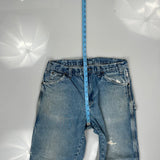 Dickies Double Knee Carpenter Jeans - 34W 30L Blue Cotton