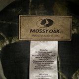 Mossy Oak Camo Flannel Shirt - XL Green Cotton