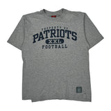 Patriots Reebok Nfl T-Shirt - Medium Grey Cotton