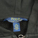 Age 10-12 Polo By Ralph Lauren Hoodie - Large Black Cotton