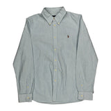 Ralph Lauren Striped Shirt - XL Blue Cotton
