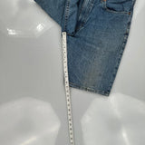 Levis Denim Shorts - 34W 10L Blue Denim