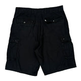 Levis Cargo Shorts - 37W 12L Black Cotton